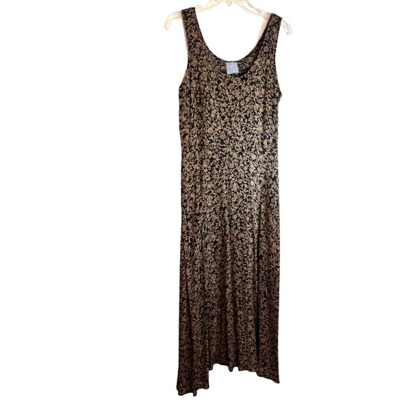 Rabbit Rabbit Rabbit Designs Sleeveless Floral Print Maxi Sundress, Size 8 M - Picture 1 of 9